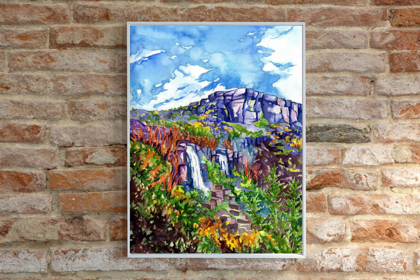 Ancient Lakes, Washington | Archival Watercolor Art Print - Emma H. Baldwin