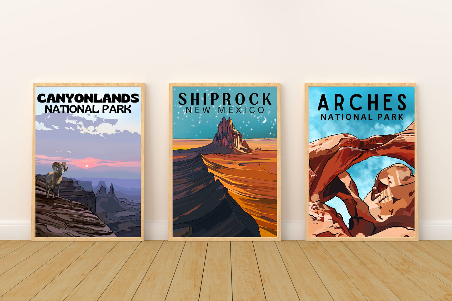 Canyonlands National Park | Travel Poster Art Print - Wild Life Design Co.