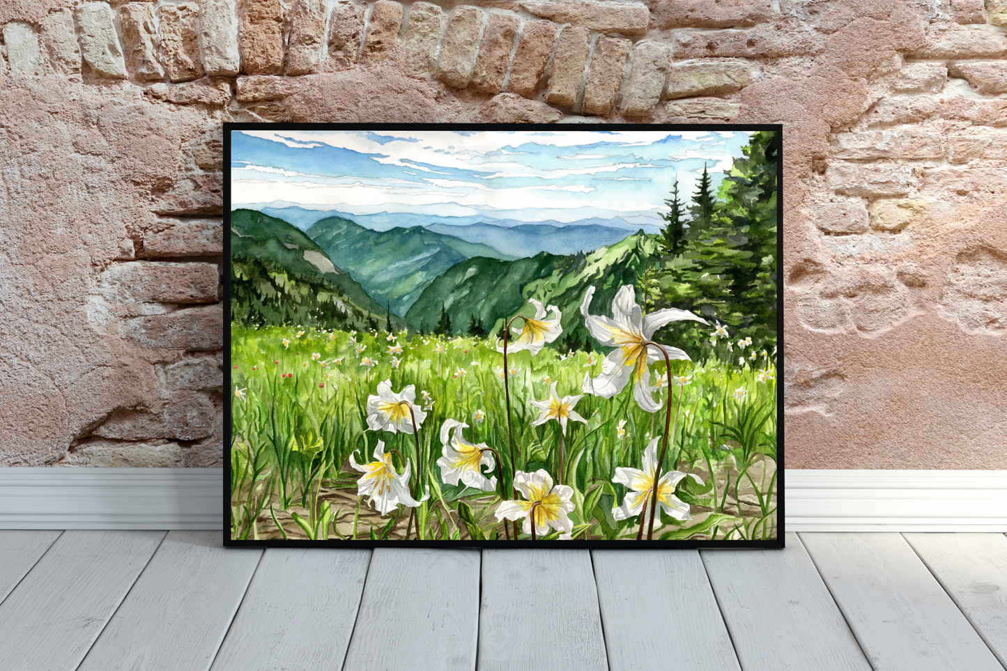 Tatoosh Wilderness | Archival Watercolor Art Print - Emma H. Baldwin