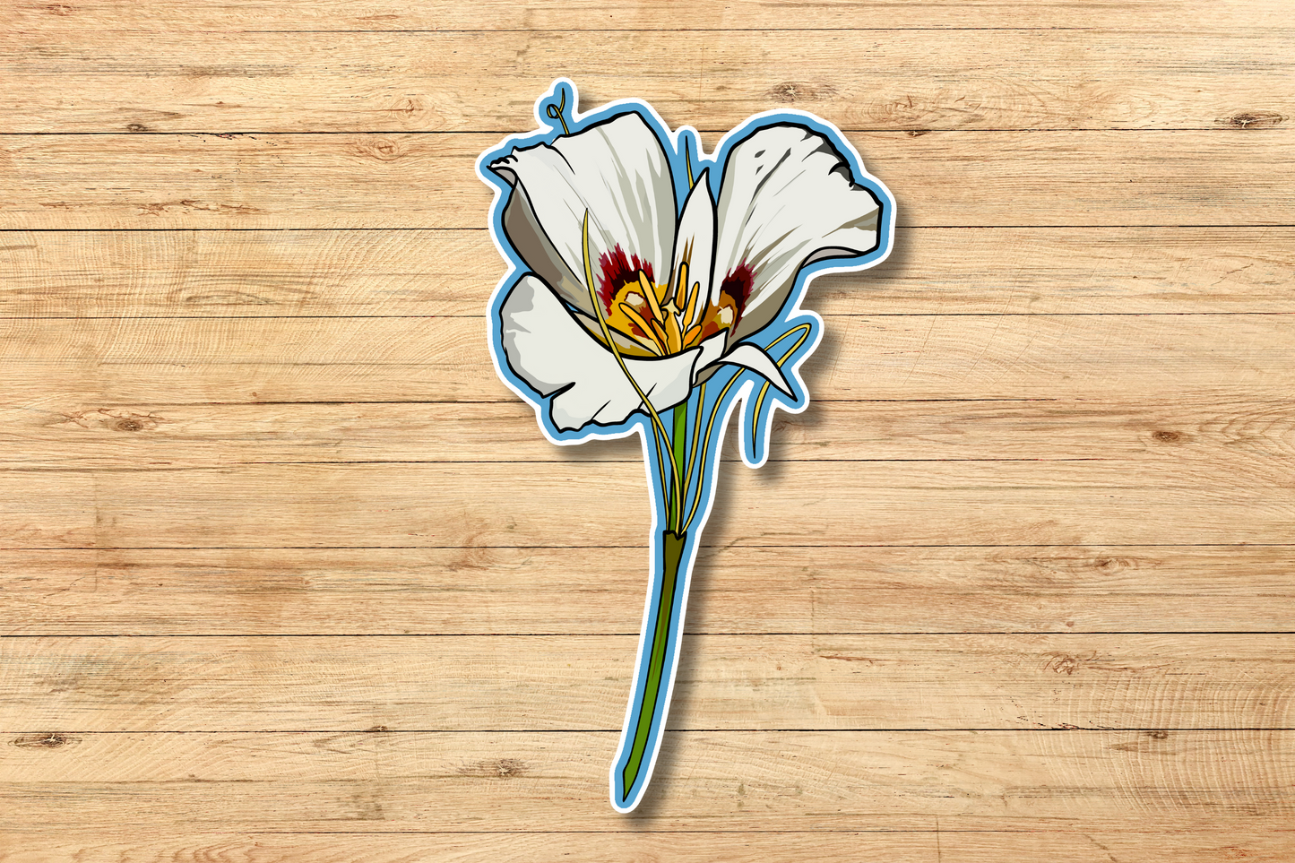 Sego Lily Sticker - Utah State Flower