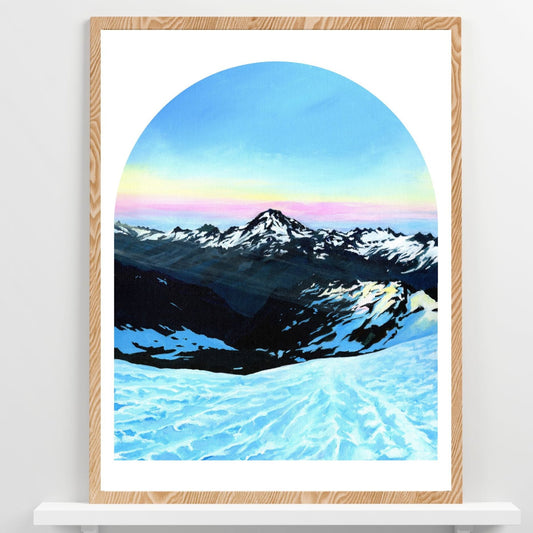 View from Sulphide Glacier, Mt. Shuksan | Archival Acrylic Art Print - Emma H. Baldwin