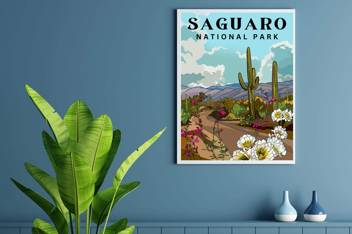 Saguaro National Park Poster Art | Arizona