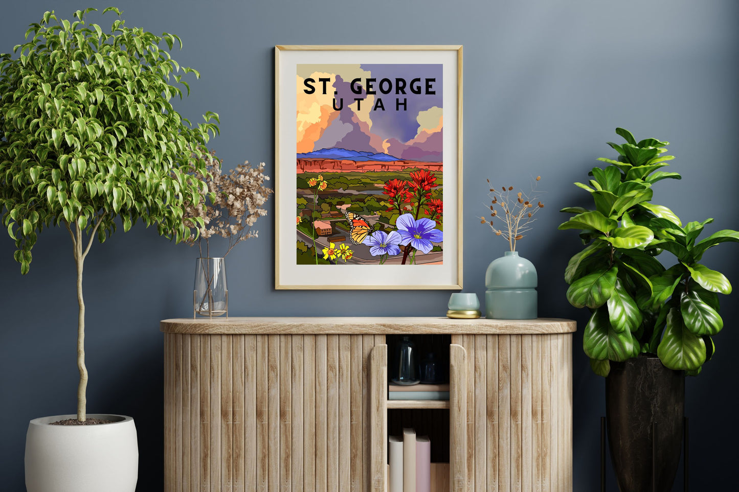 St. George, Utah Poster Art | Zion National Park