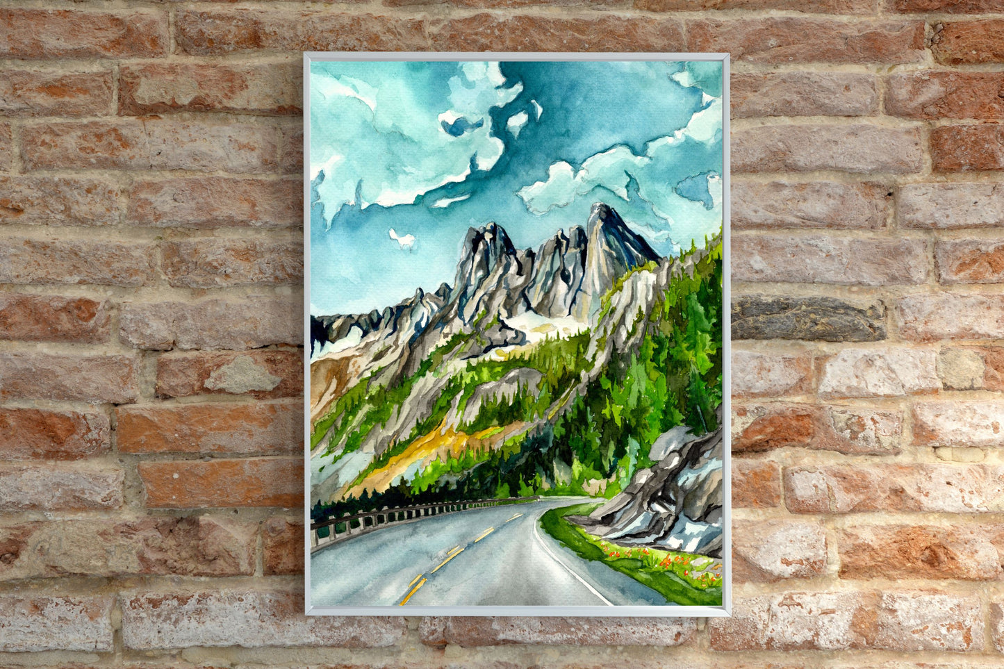 North Cascades National Park | Archival Watercolor Art Print - Emma H. Baldwin