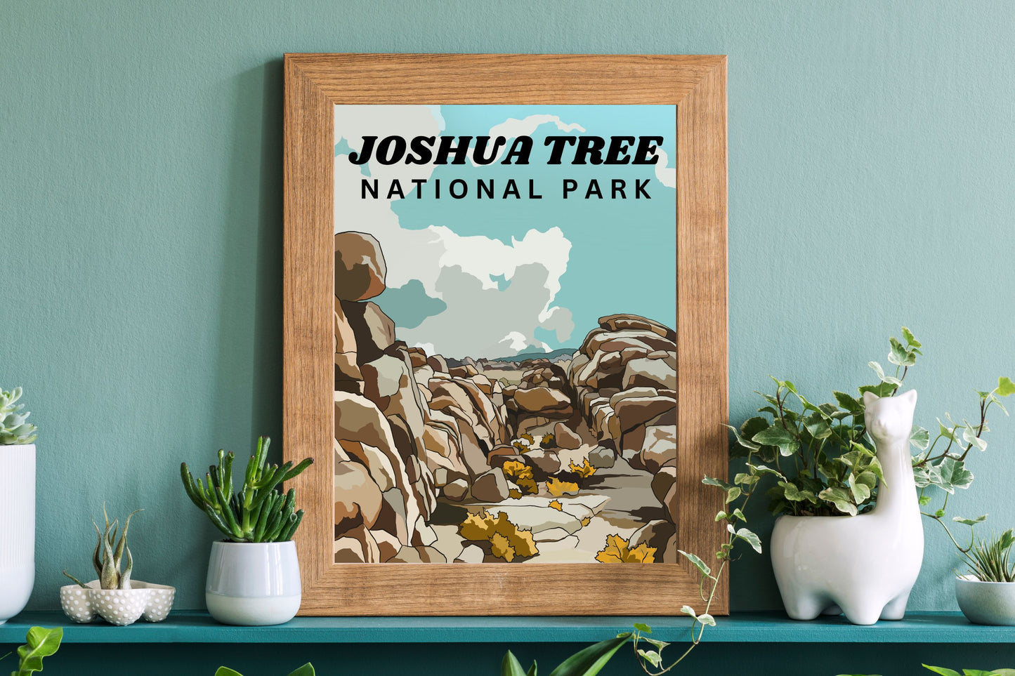 Joshua Tree National Park, California | Travel Poster Art Print - Wild Life Design Co.