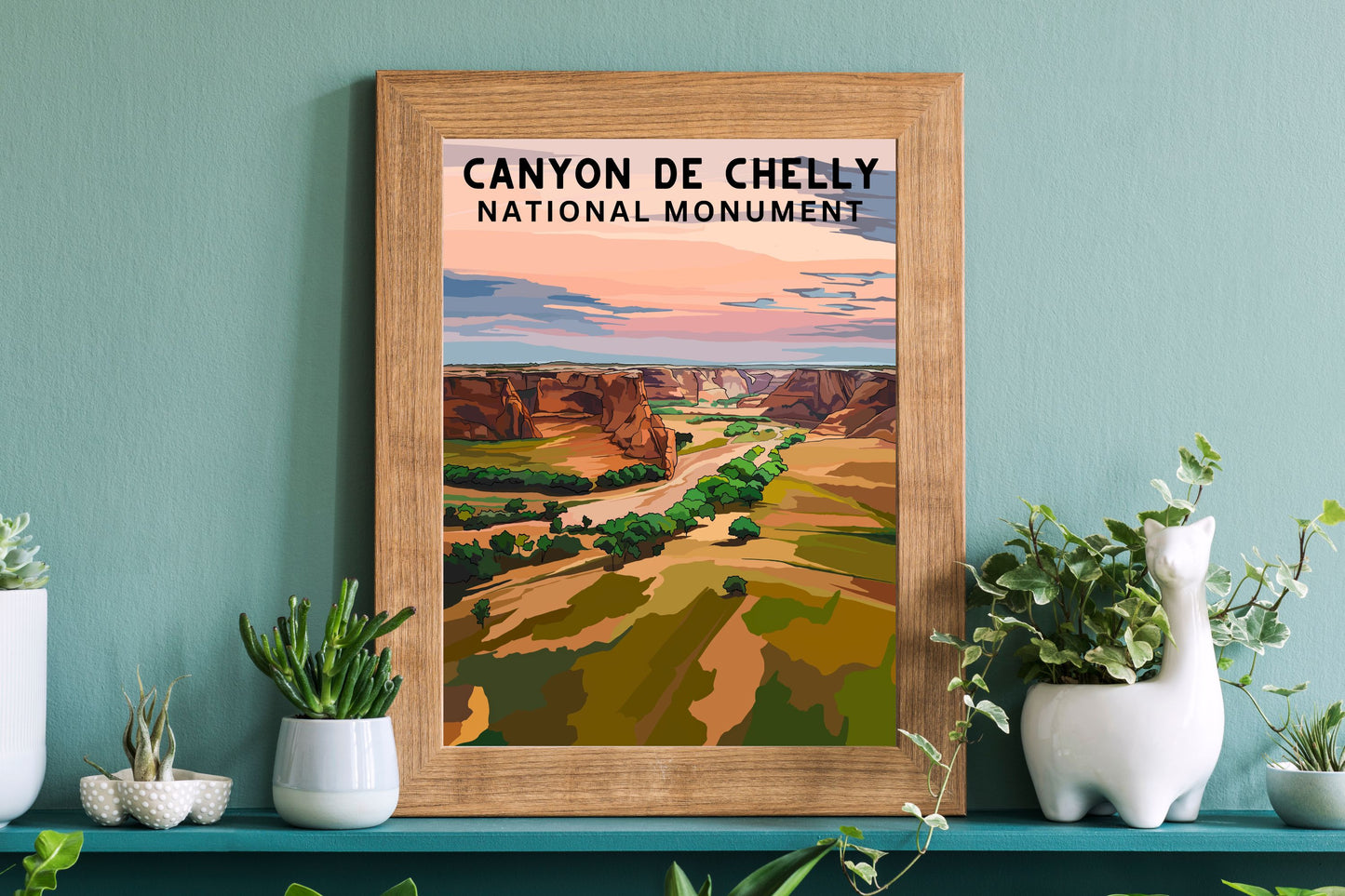 Canyon de Chelly National Monument | Travel Poster Art Print - Wild Life Design Co.