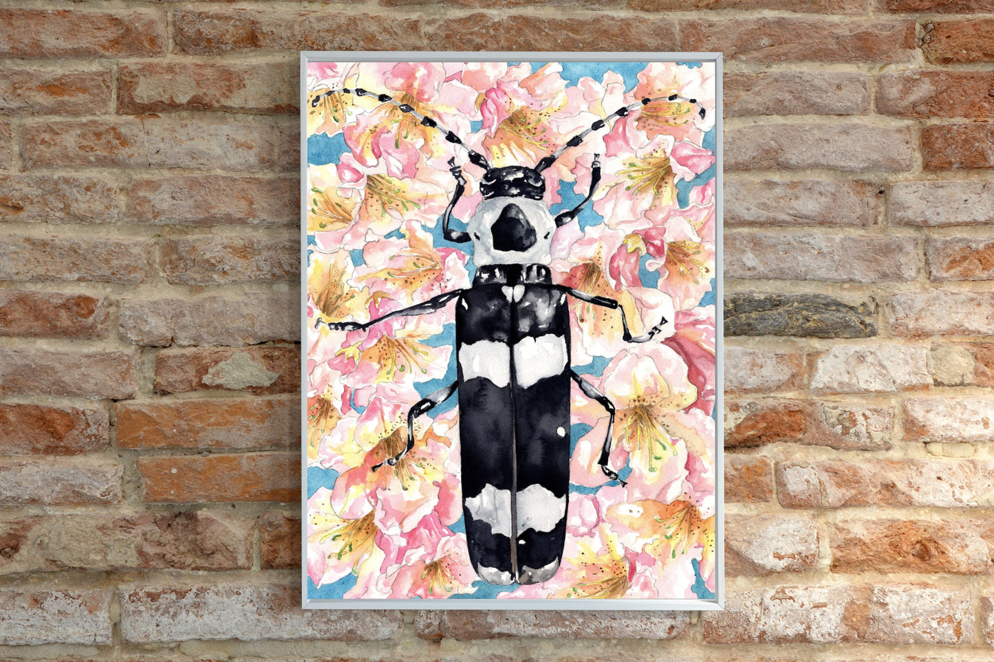 Alder Borer Beetle| Archival Watercolor Print