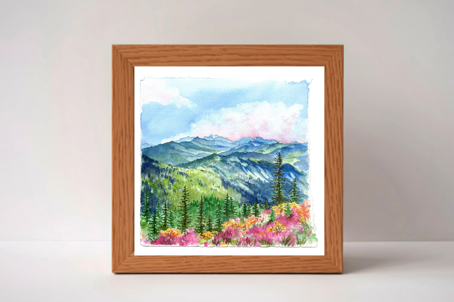 Alpine Lakes Wilderness | Archival Watercolor Art Print - Emma H. Baldwin