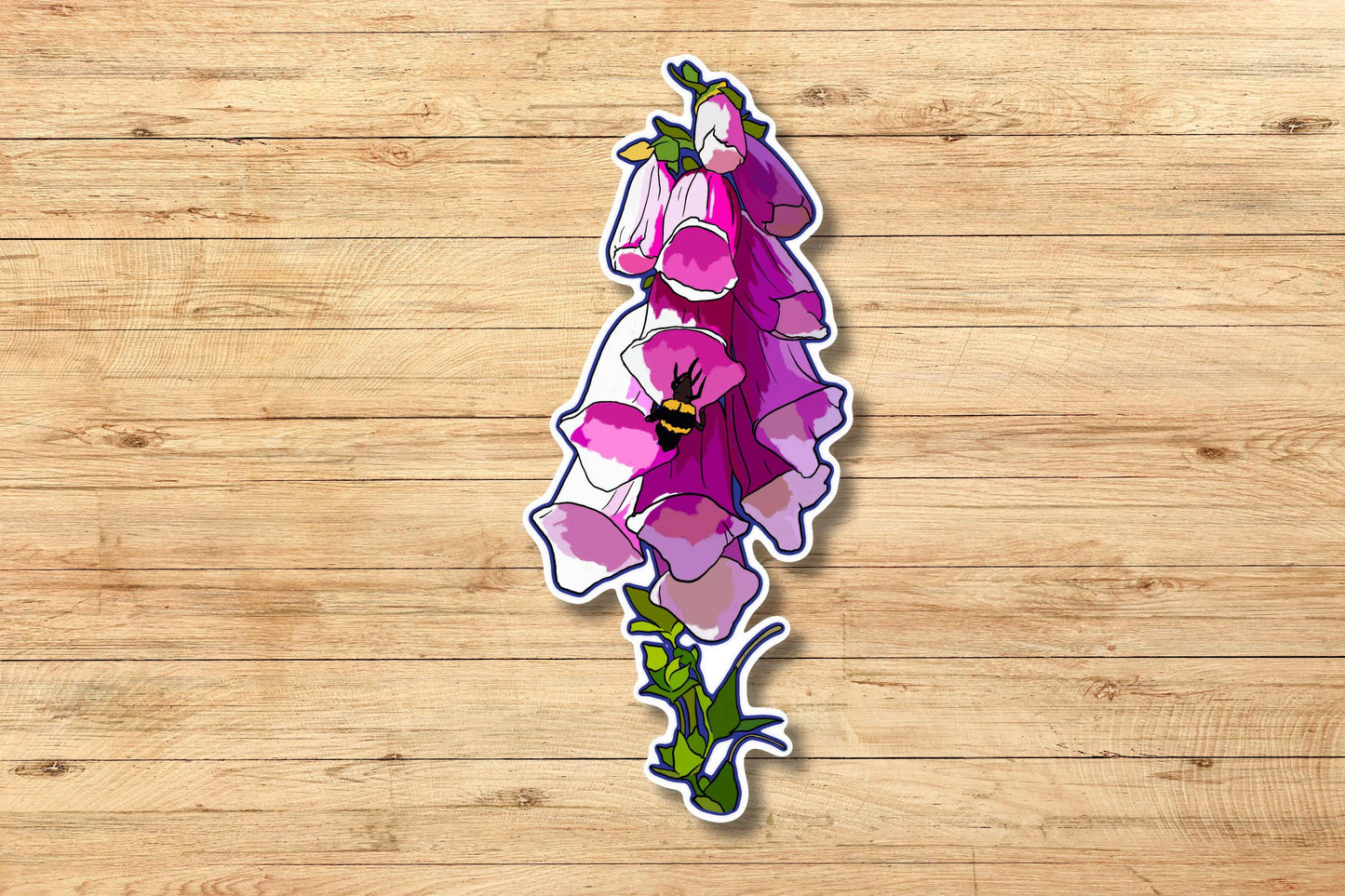 Foxglove Wildflower Sticker