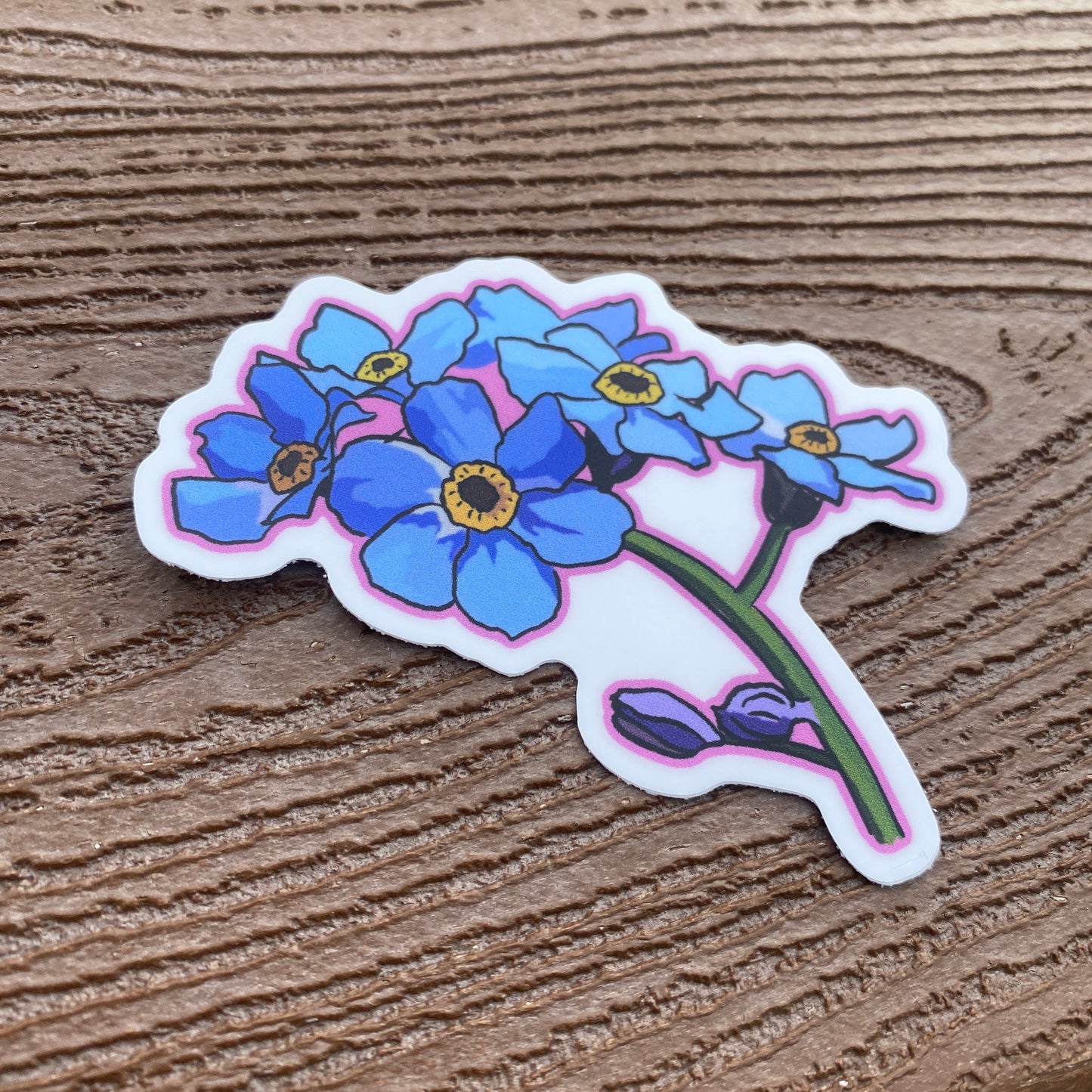 Forget Me Not Wildflower Sticker