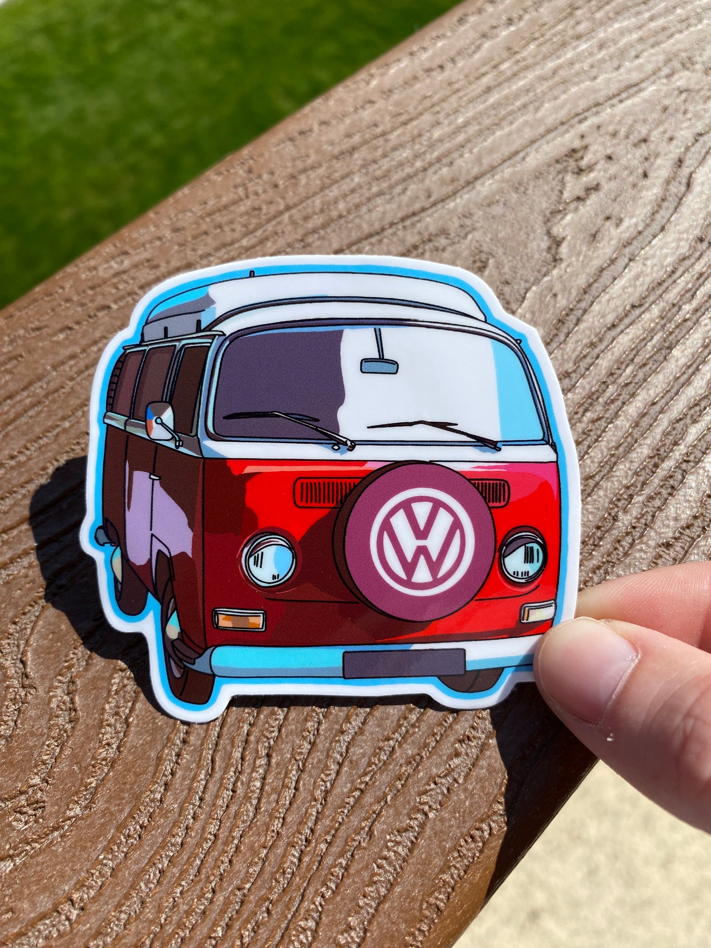 VW Van Waterproof Sticker