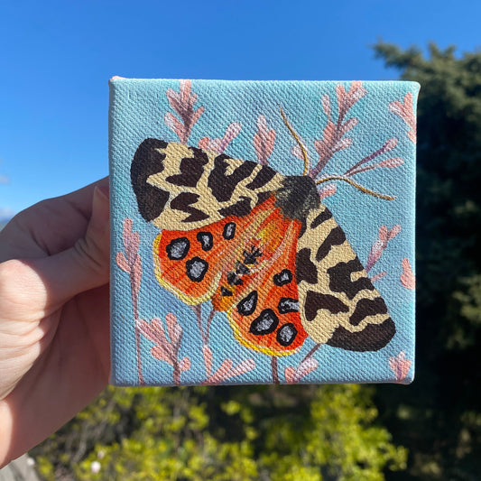 Garden Tiger Moth | Original Acrylic Painting