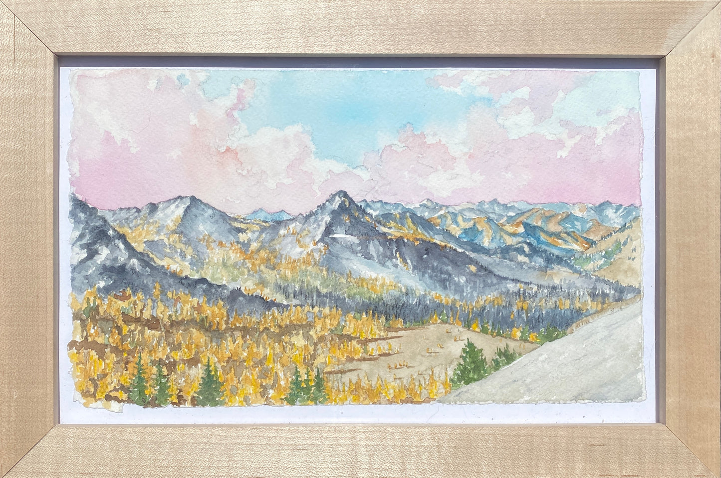 Between Courtney and Star Peak | Original Watercolor Painting - Emma H. Baldwin (Copy)