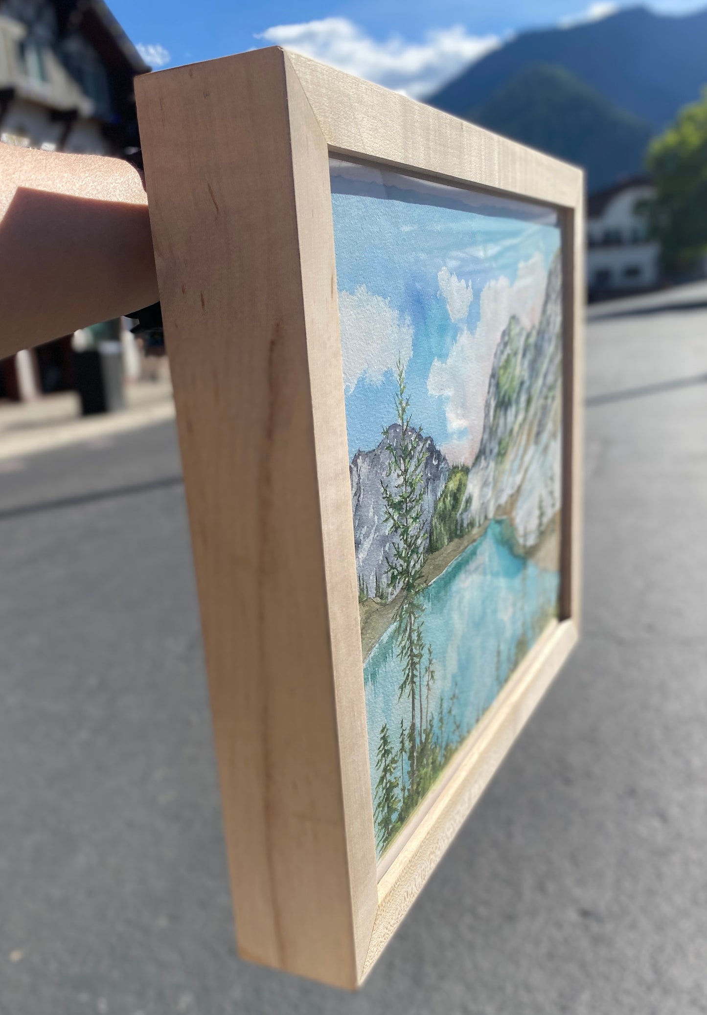 Lewis Lake | Original Watercolor Painting - Emma H. Baldwin
