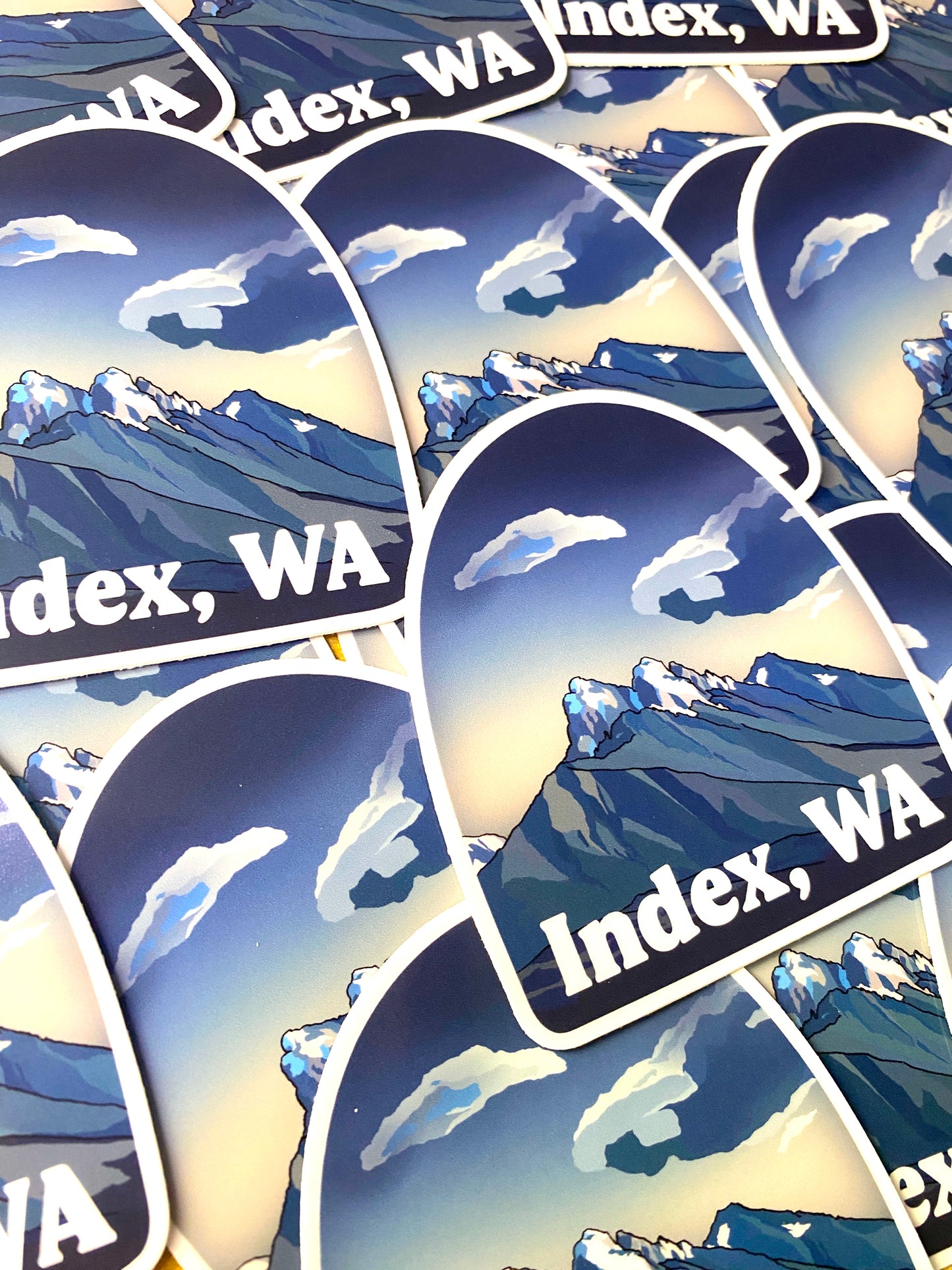 Index, Washington Sticker - Index Rock Climbing Vinyl Decal