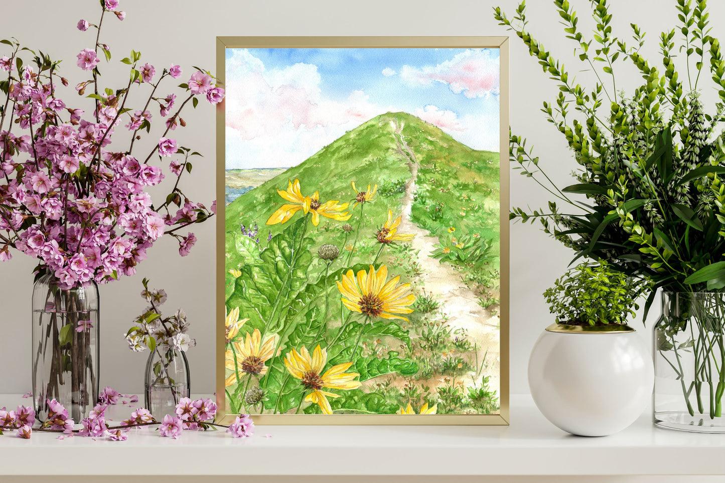 Sage Hills | Archival Watercolor Art Print - Emma H. Baldwin