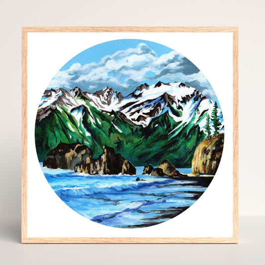Olympic National Park | Archival Acrylic Art Print - Emma H. Baldwin