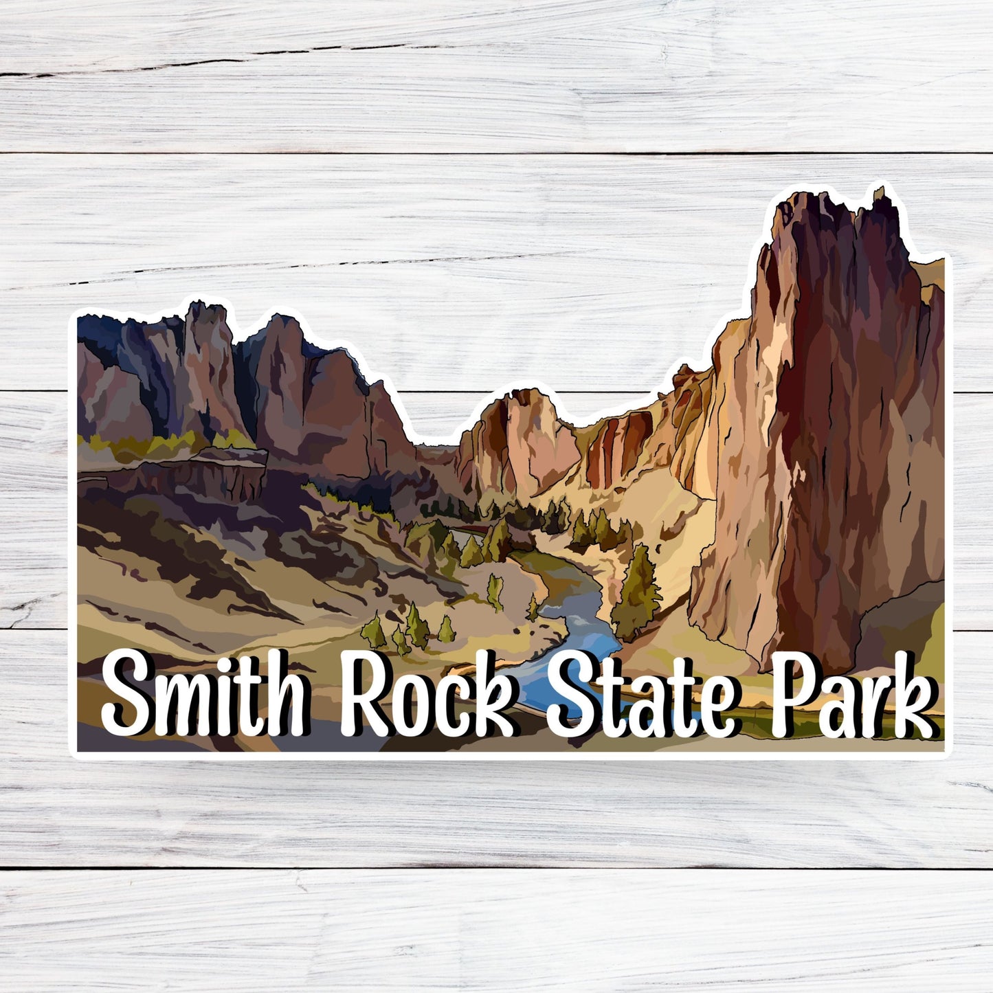 Smith Rock State Park Sticker | Oregon State Park