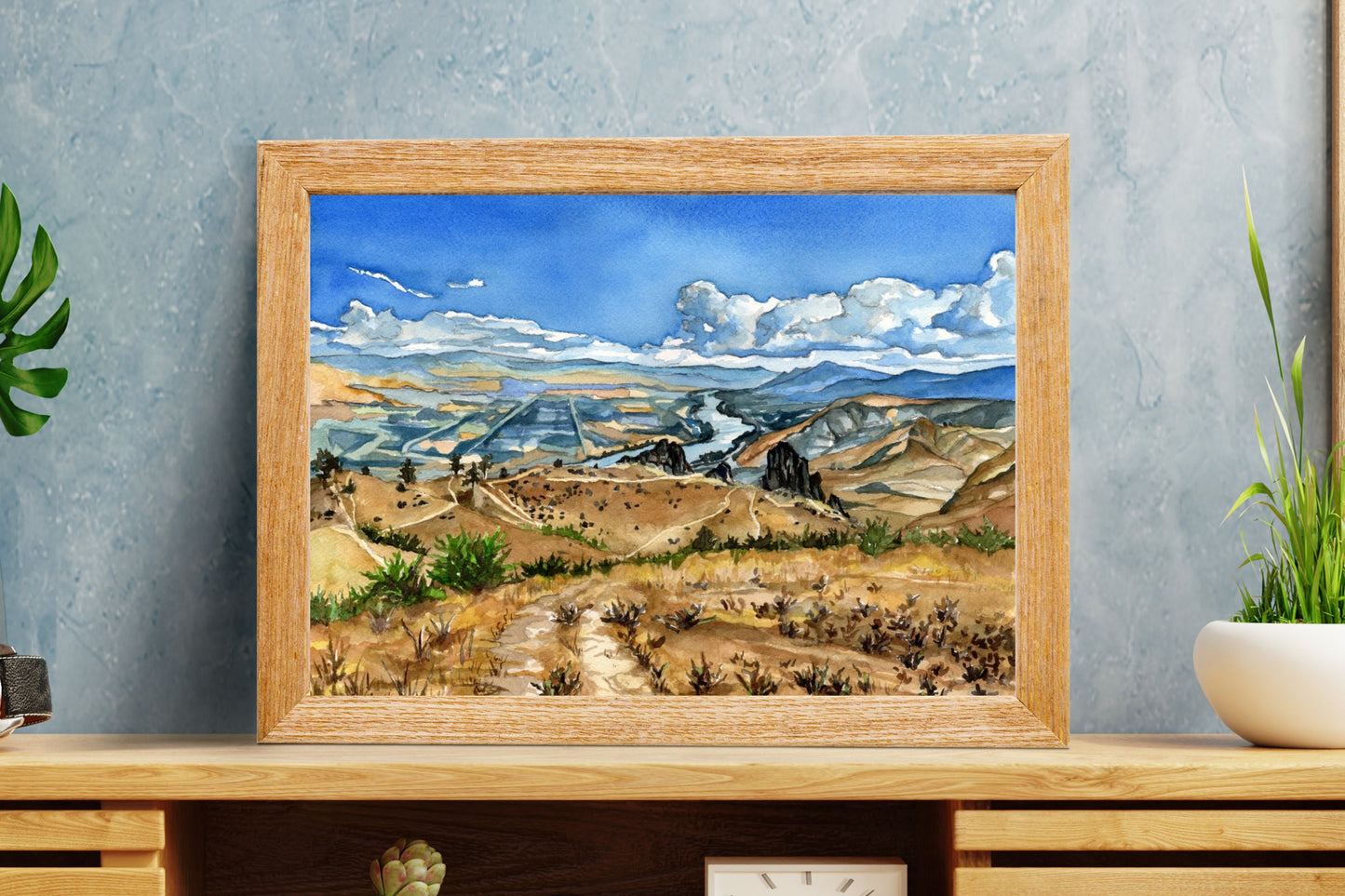 Saddlerock, Wenatchee, WA | Original Watercolor Painting - Emma H. Baldwin