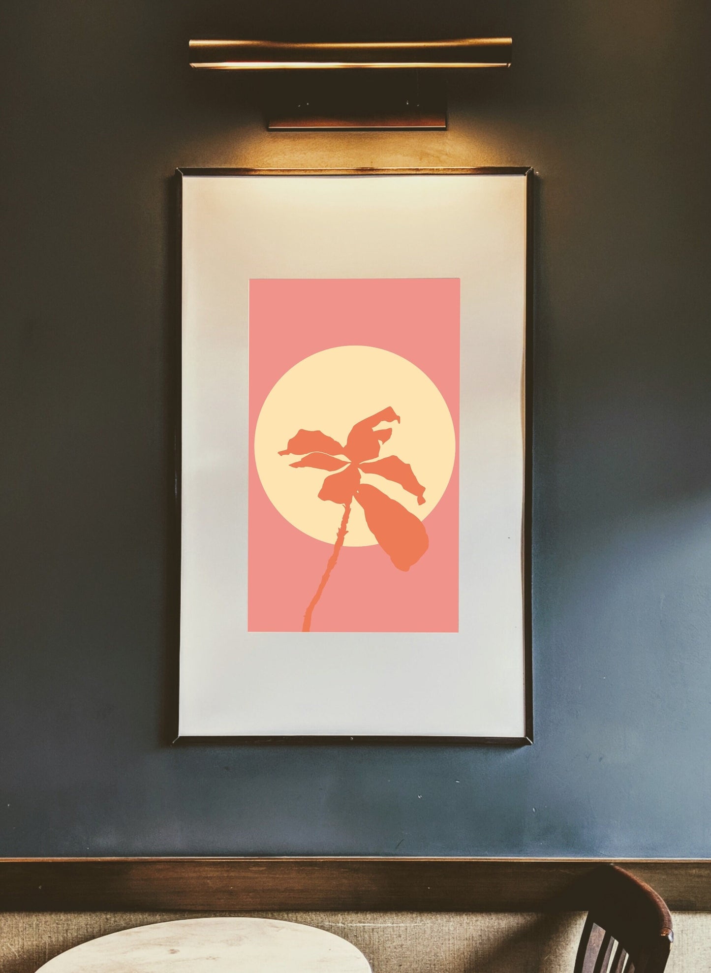 Pink and Yellow Floral Print | Graphic Floral Print