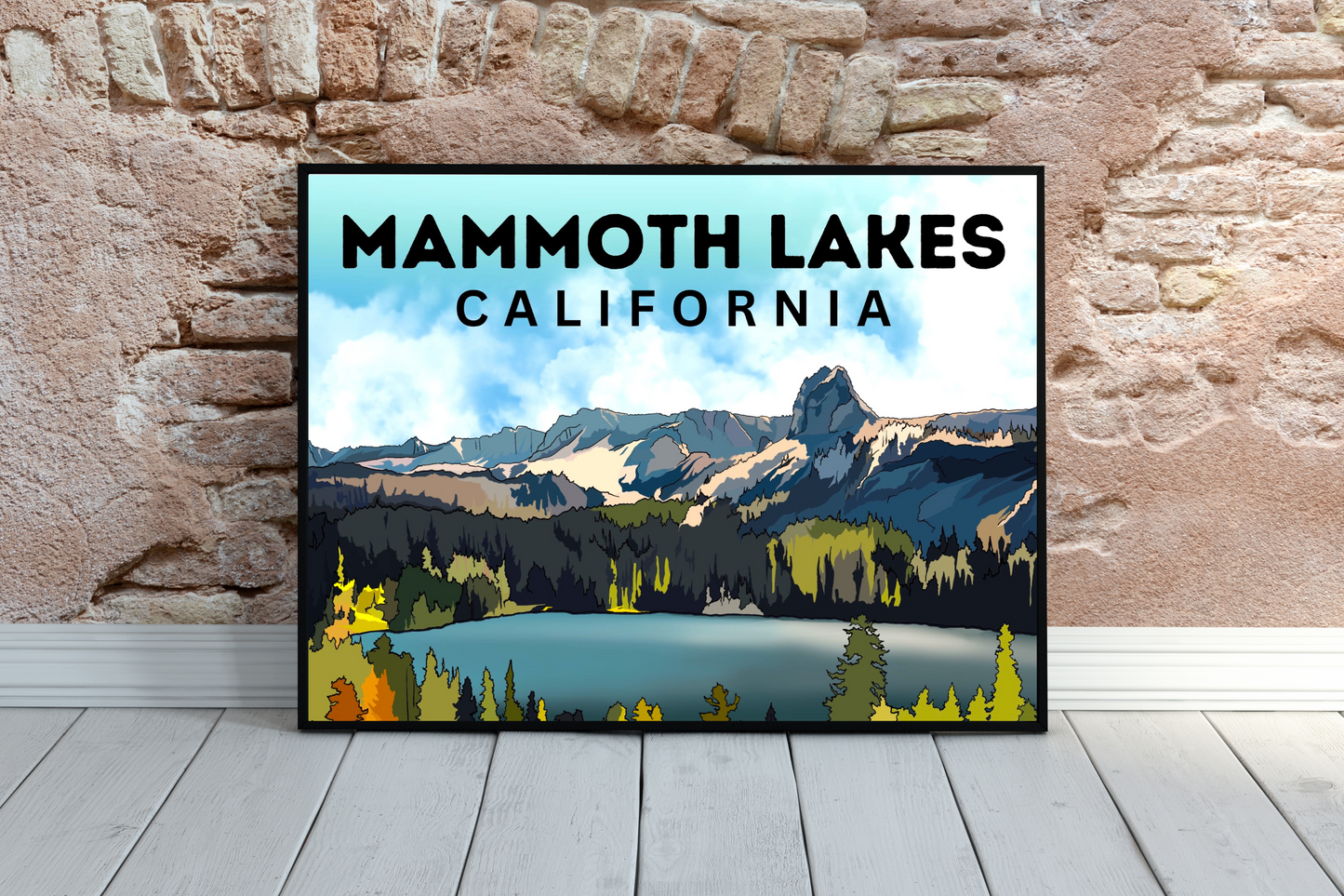 Mammoth Lakes, California Travel Poster