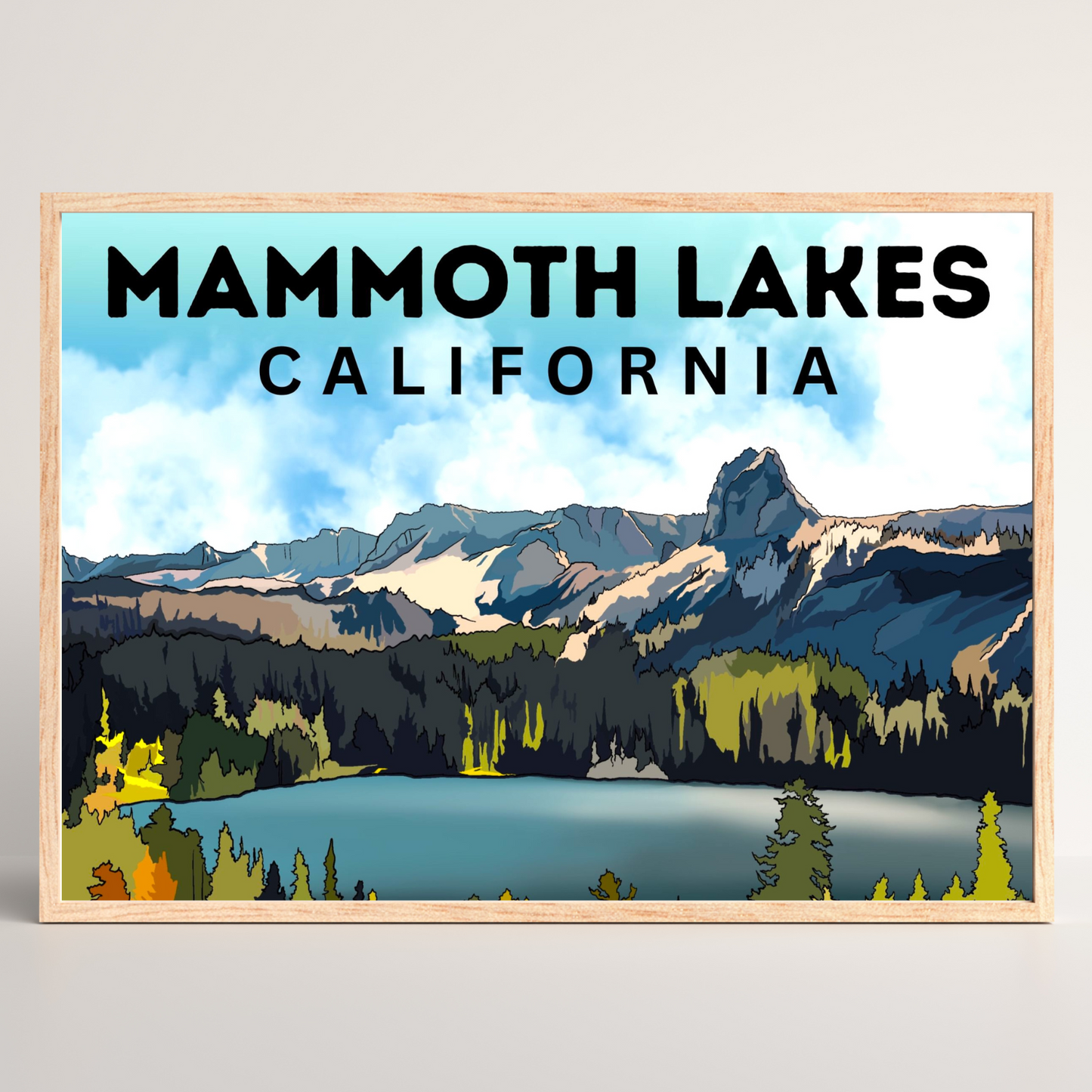 Mammoth Lakes, California Travel Poster