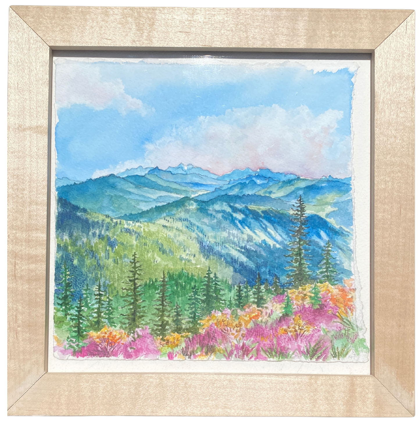 Alpine Lakes Wilderness | Original Watercolor Painting - Emma H. Baldwin