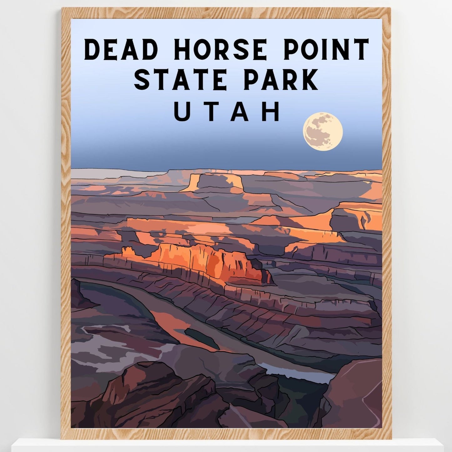 Dead Horse Point State Park Poster Art | Utah