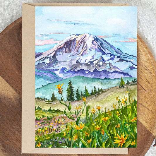 Mt. Rainier Greeting Card | 4x5.5"