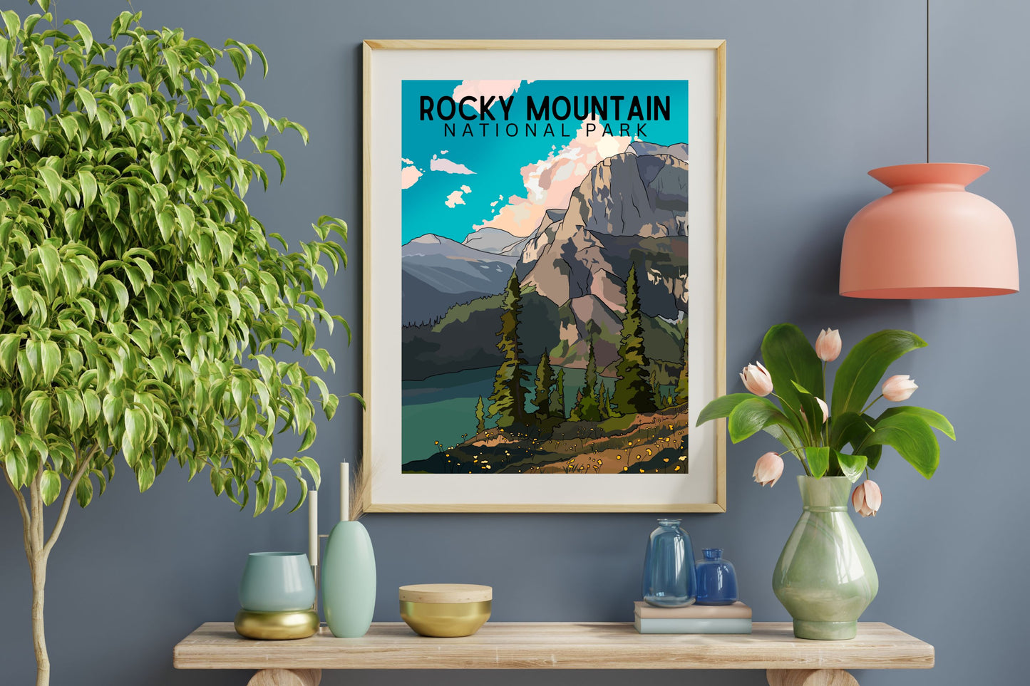 Rocky Mountain National Park Poster Art Print