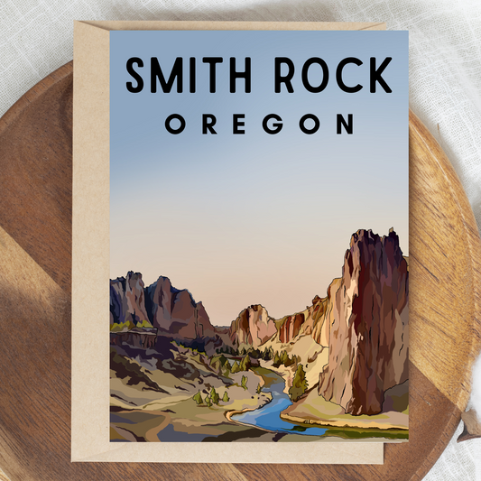 Smith Rock, Oregon Greeting Card | 4x5.5"