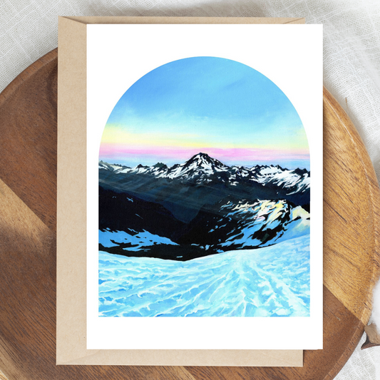 Sulphide Glacier View Greeting Card | 4x5.5"