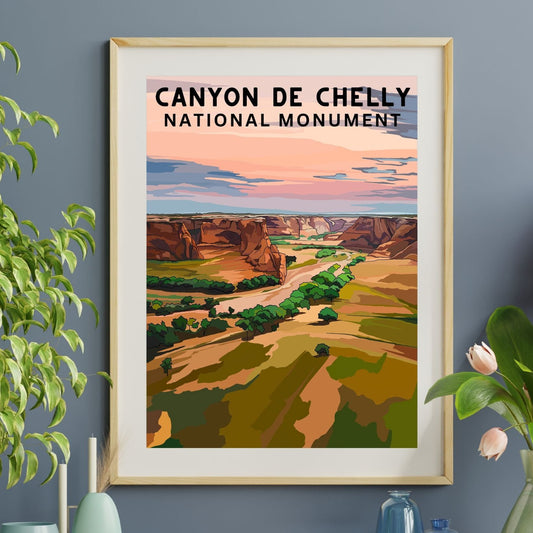 Canyon de Chelly National Monument Poster Art | Arizona