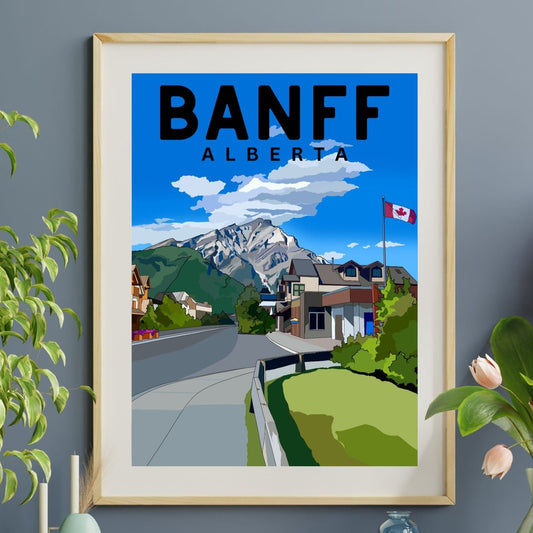 Banff National Park, Alberta Poster Art | Canada