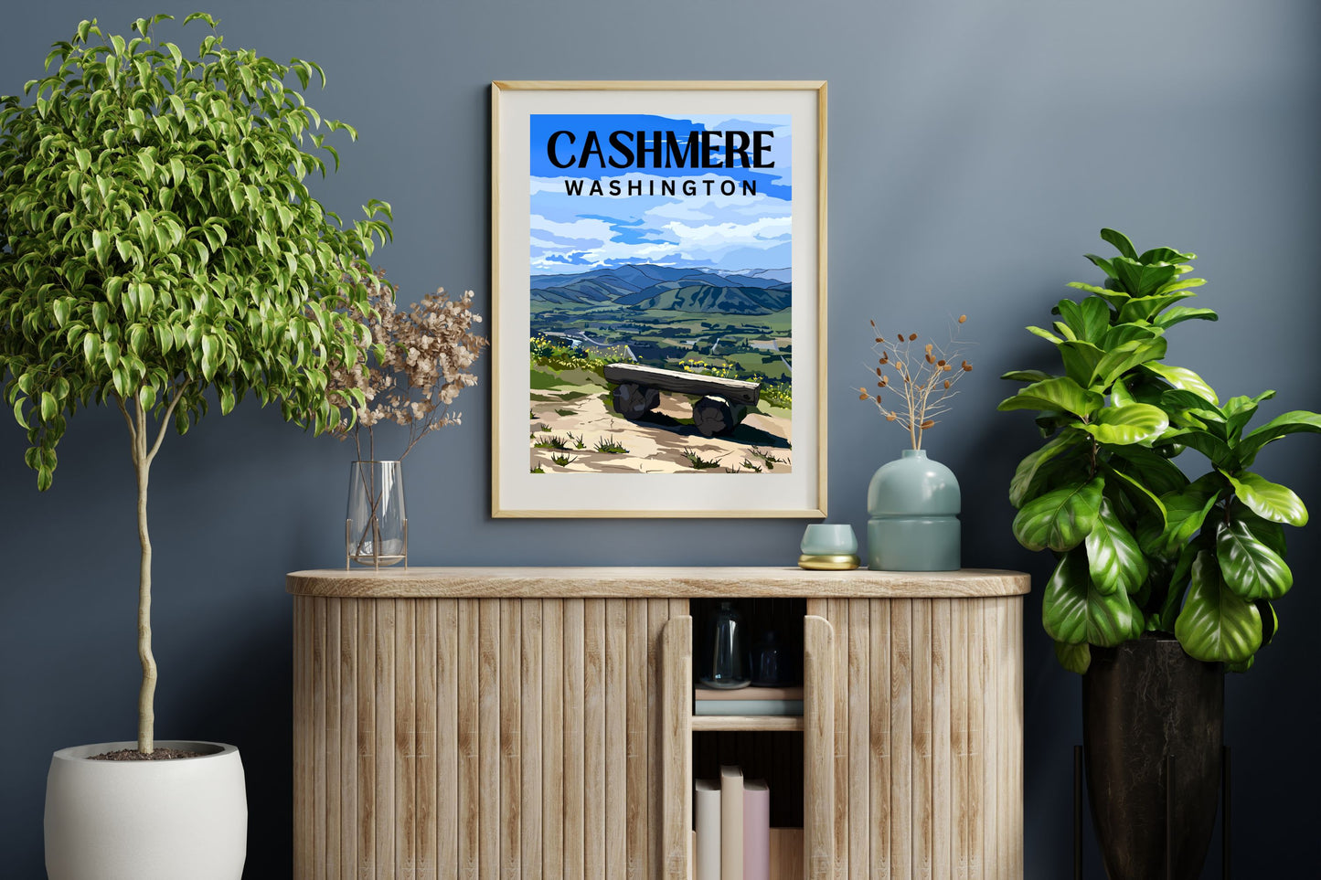 Cashmere, Washington Travel Poster Art Print