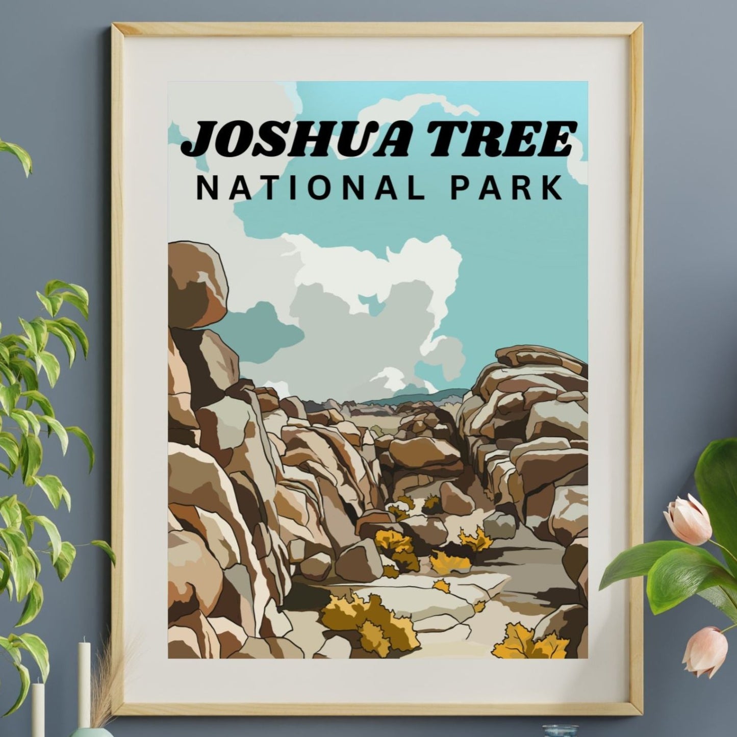 Joshua Tree National Park Poster Art | California