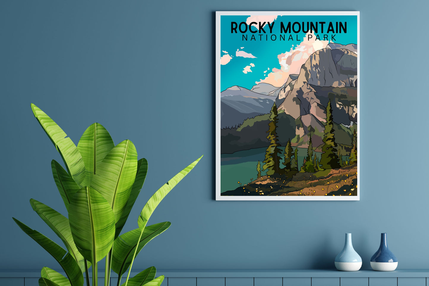 Rocky Mountain National Park Poster Art Print