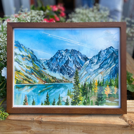 Colchuck Lake, The Enchantments, Washington | Original Watercolor Painting