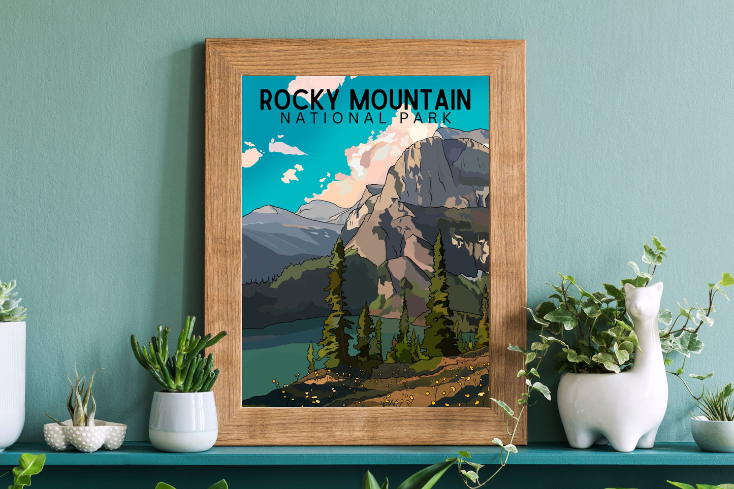 Rocky Mountain National Park Poster Art Print