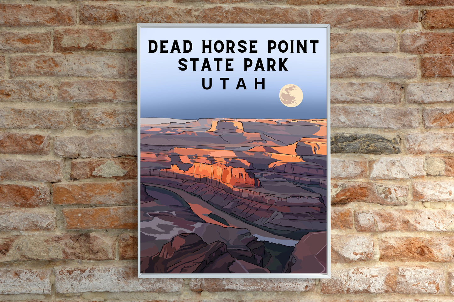 Dead Horse Point State Park Poster Art | Utah