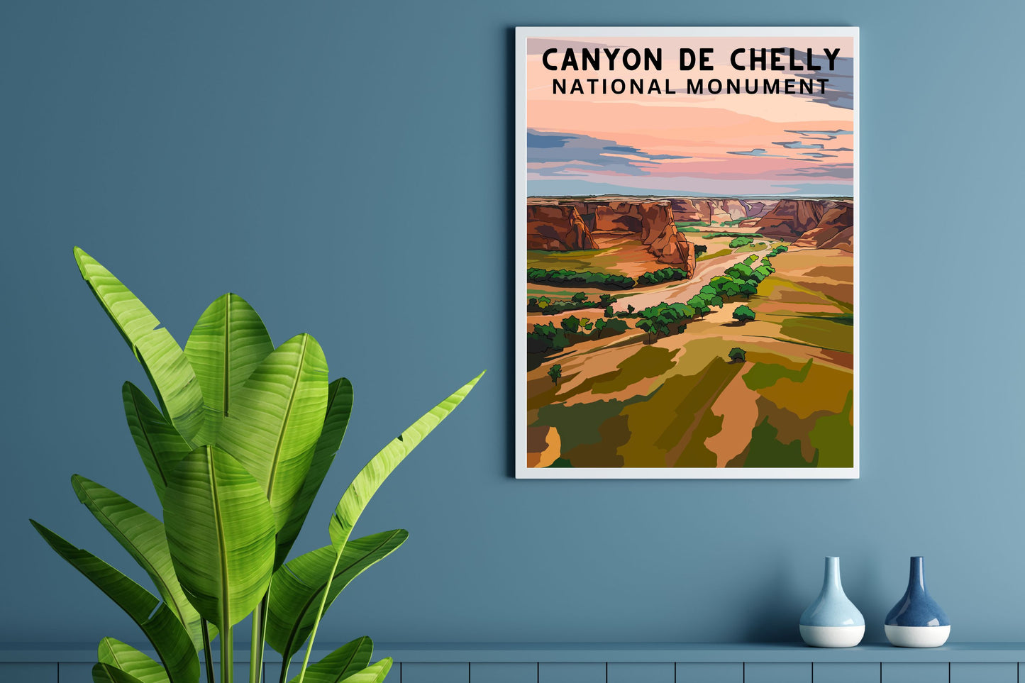 Canyon de Chelly National Monument Poster Art | Arizona