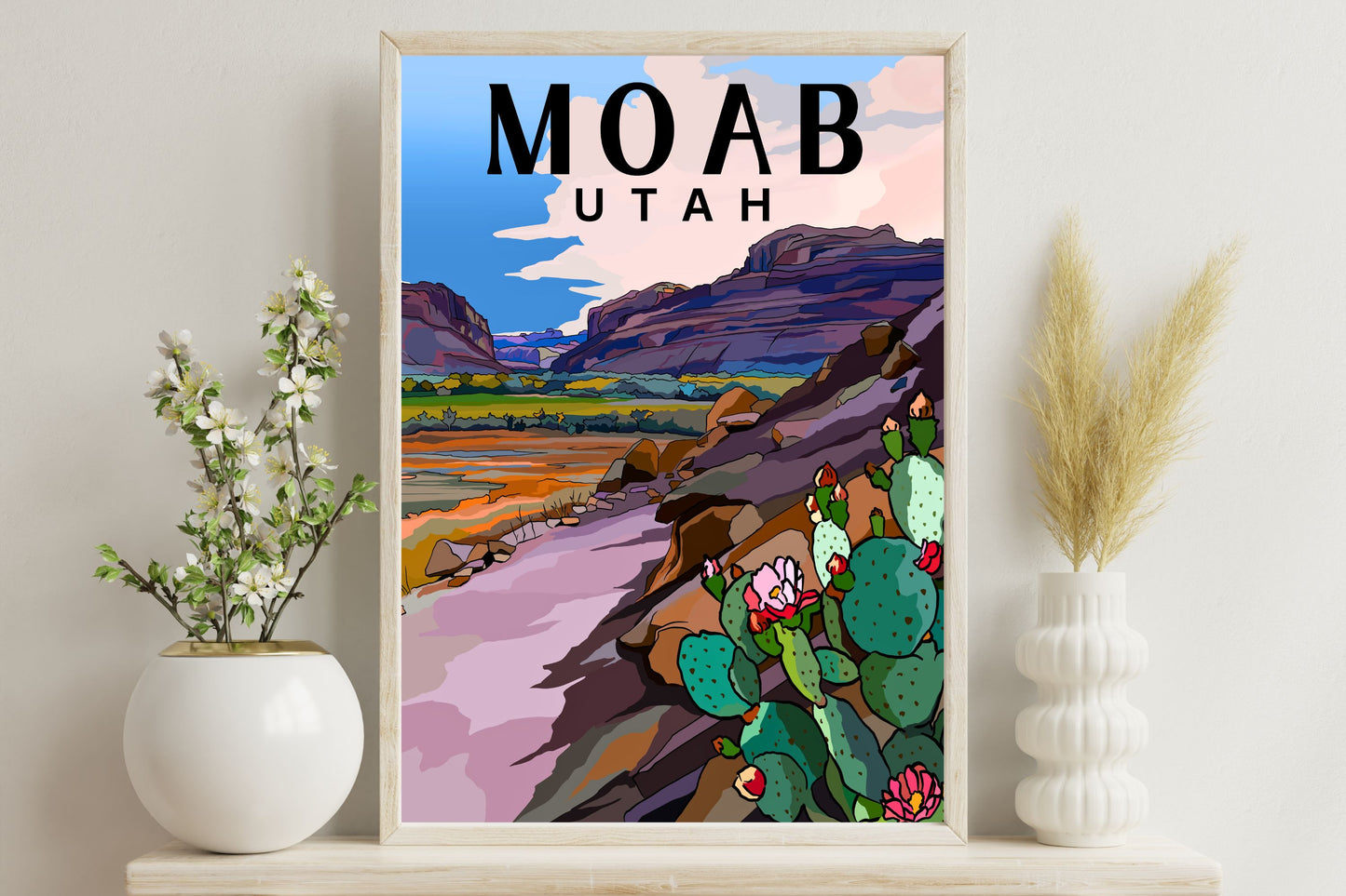 Moab, Utah Poster Art Print