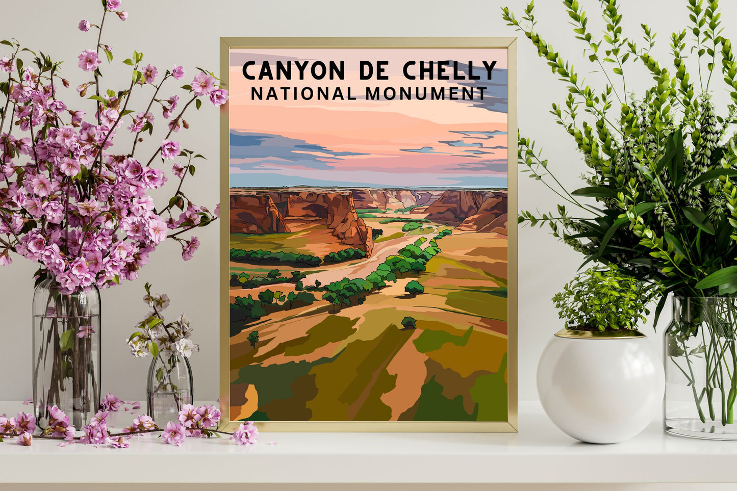 Canyon de Chelly National Monument Poster Art | Arizona