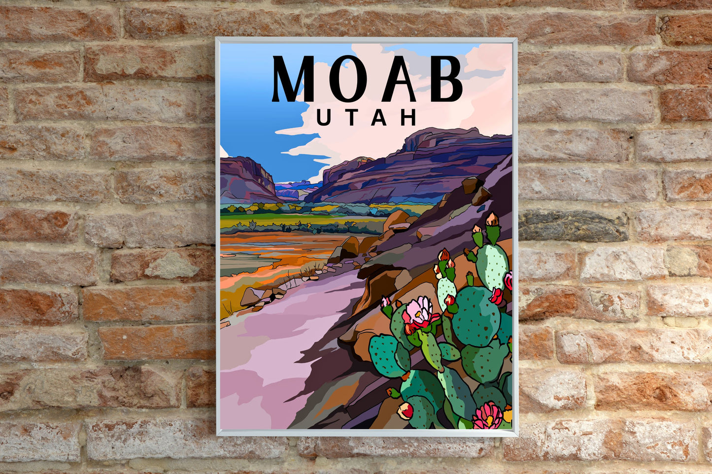 Moab, Utah Poster Art Print