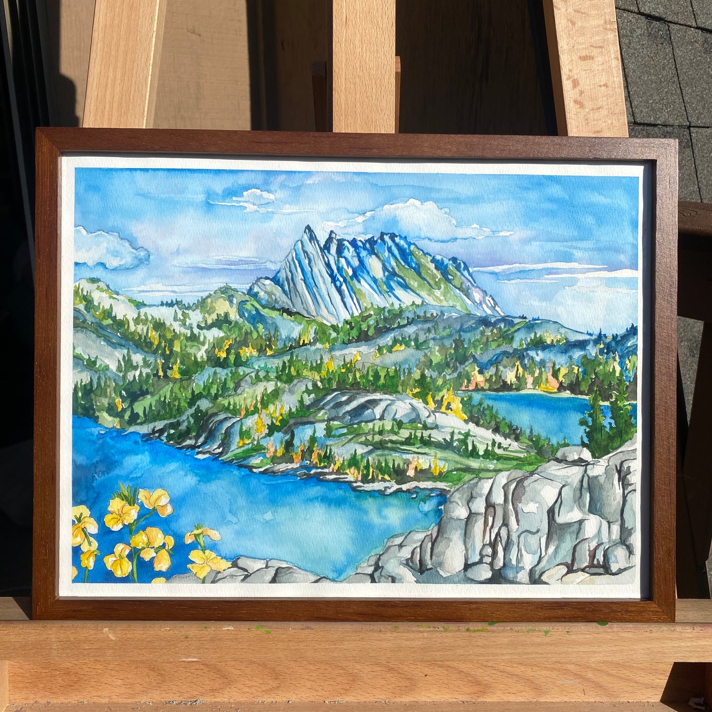 The Enchantments - Prusik Peak | Original Watercolor Painting