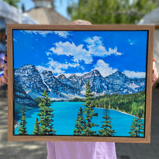 Moraine Lake - Banff National Park | Painting on Canvas