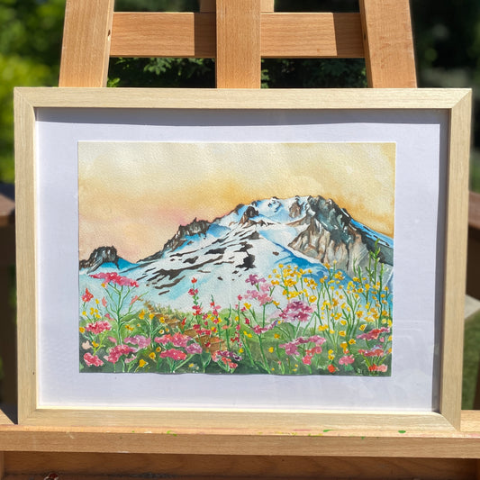 Mt. Hood Wildflowers | Original Watercolor Painting