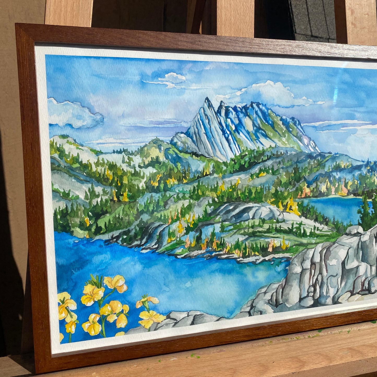 The Enchantments - Prusik Peak | Original Watercolor Painting