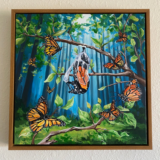 "The Birth" Original Acrylic Painting