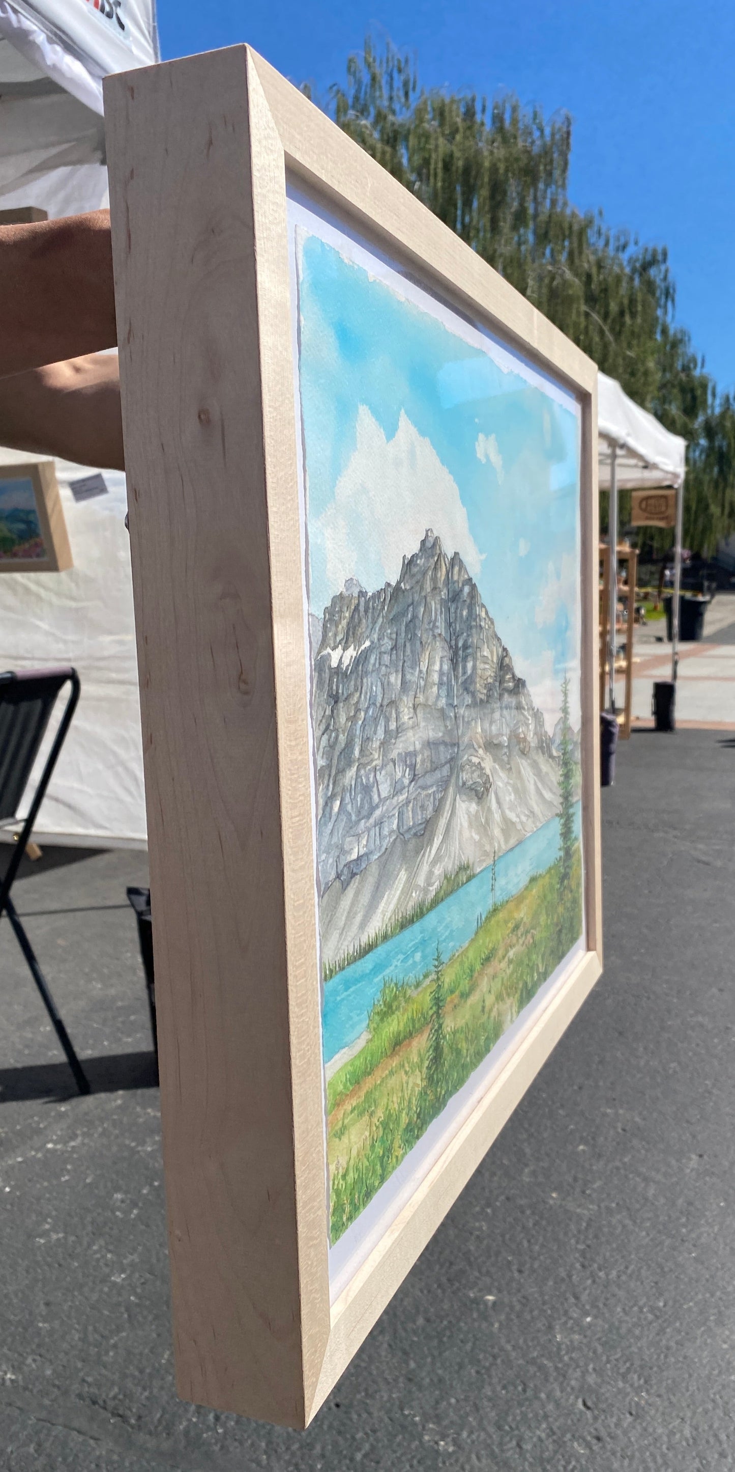 Bow Lake | Original Watercolor Painting - Emma H. Baldwin